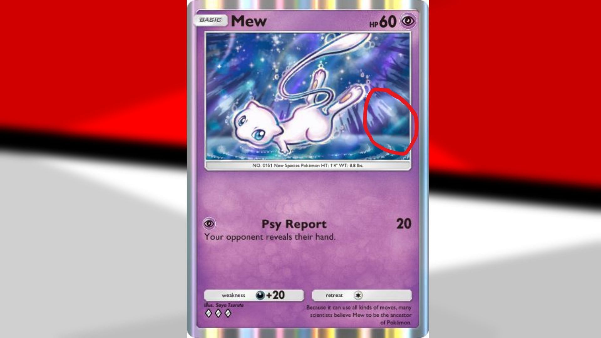 Mew in PTCGP (Image via TPC)
